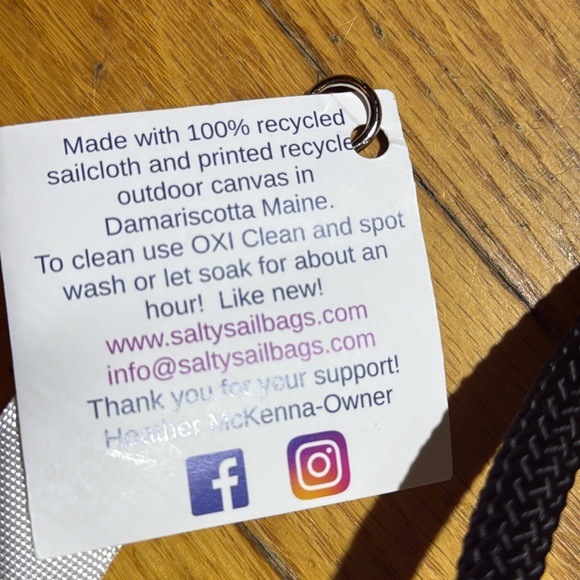 💗❄️GENUINE SAIL CLOTH TOTE BAG - WINTER CAMPING - GIFT❄️💗 - Picture 5 of 11